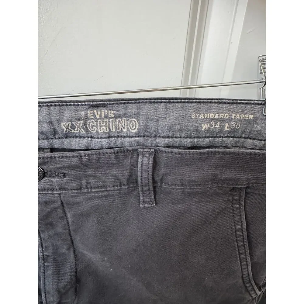 Levi's® XX Chino Pant- Black- 34X30 - Picture 6 of 6